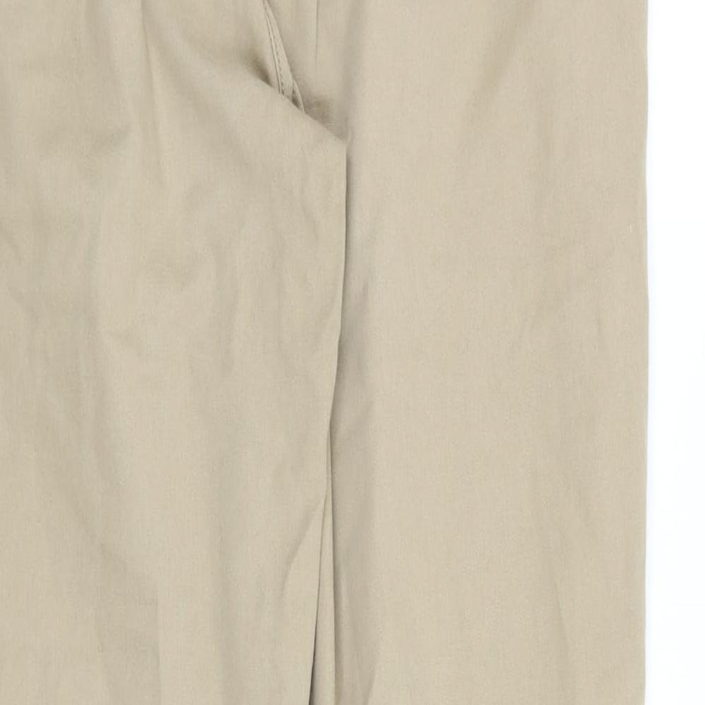 River Island Womens Beige   Chino Trousers Size 10 L27 in