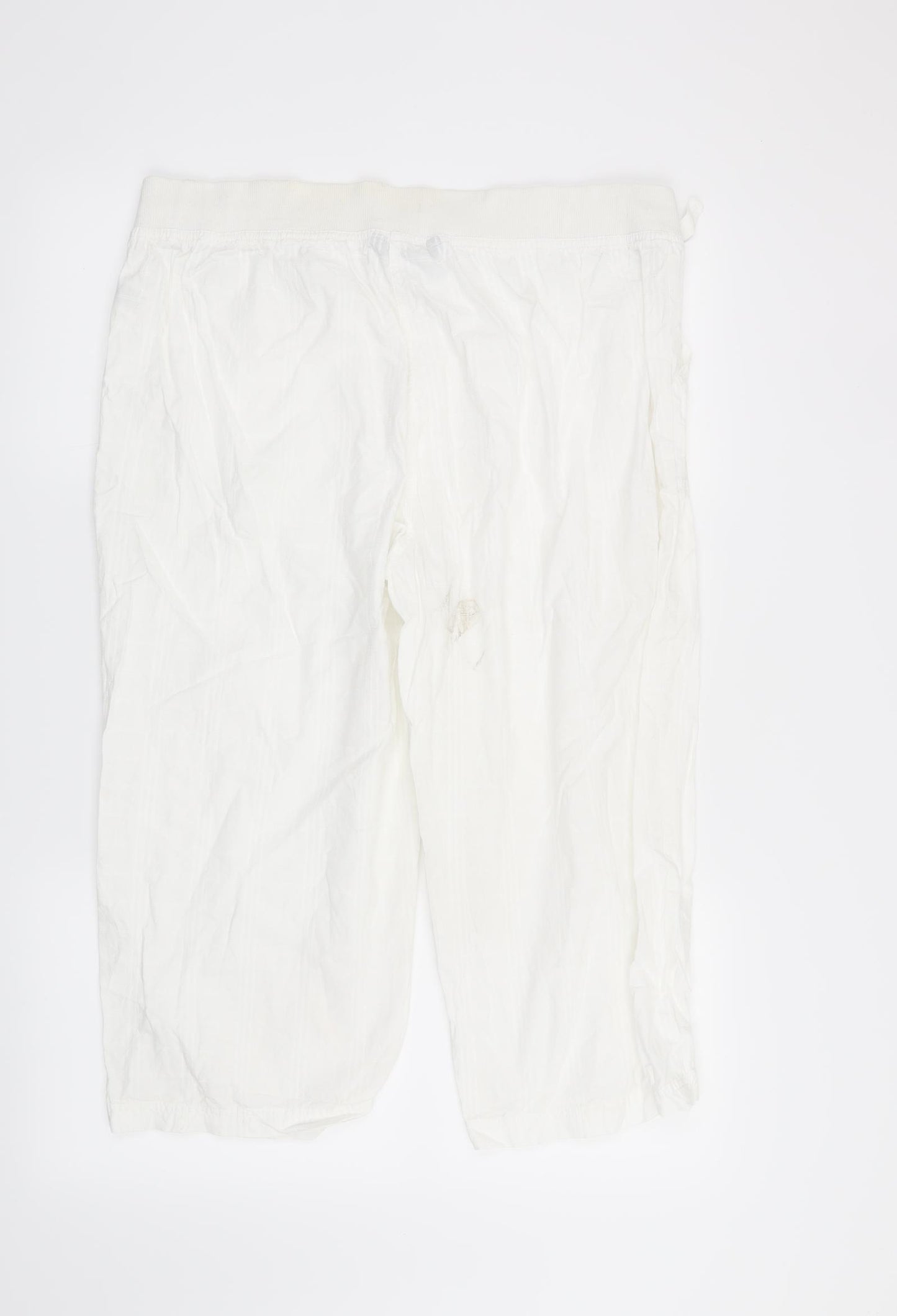 Bonmarché Womens White   Trousers  Size 16 L20 in