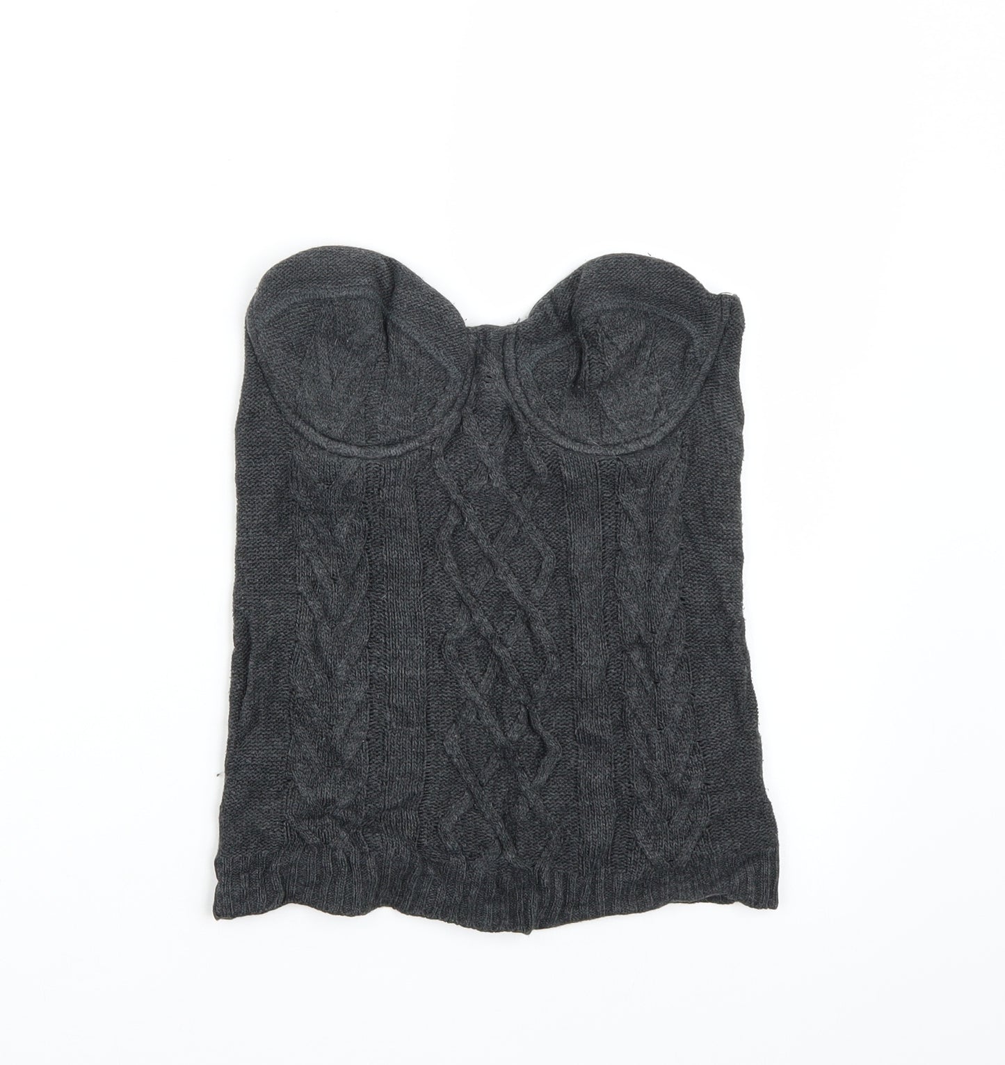 Zara Womens Grey   Basic T-Shirt Size M