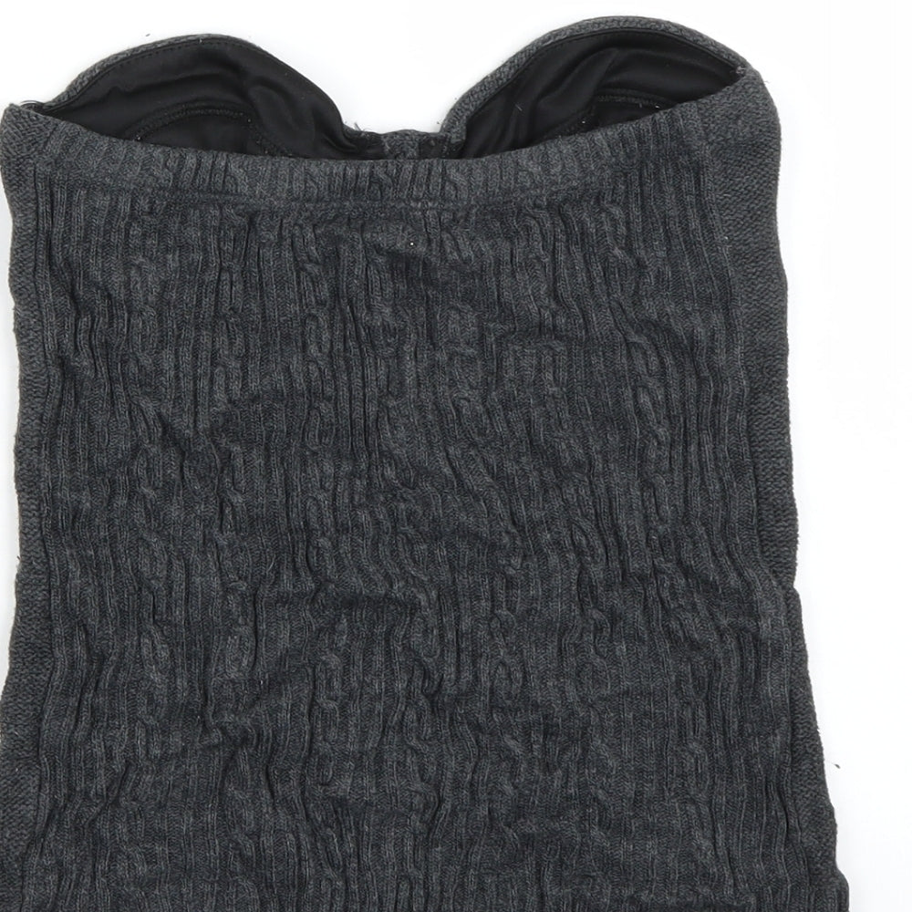 Zara Womens Grey   Basic T-Shirt Size M