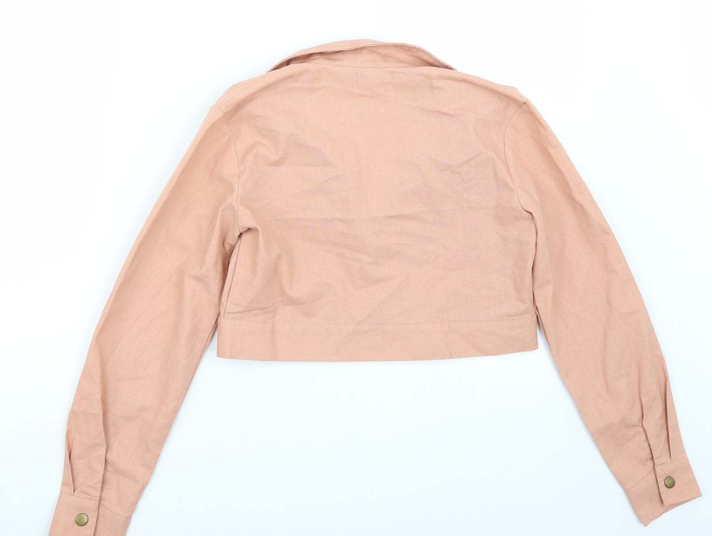 Boohoo Womens Pink   Jacket Coat Size 6