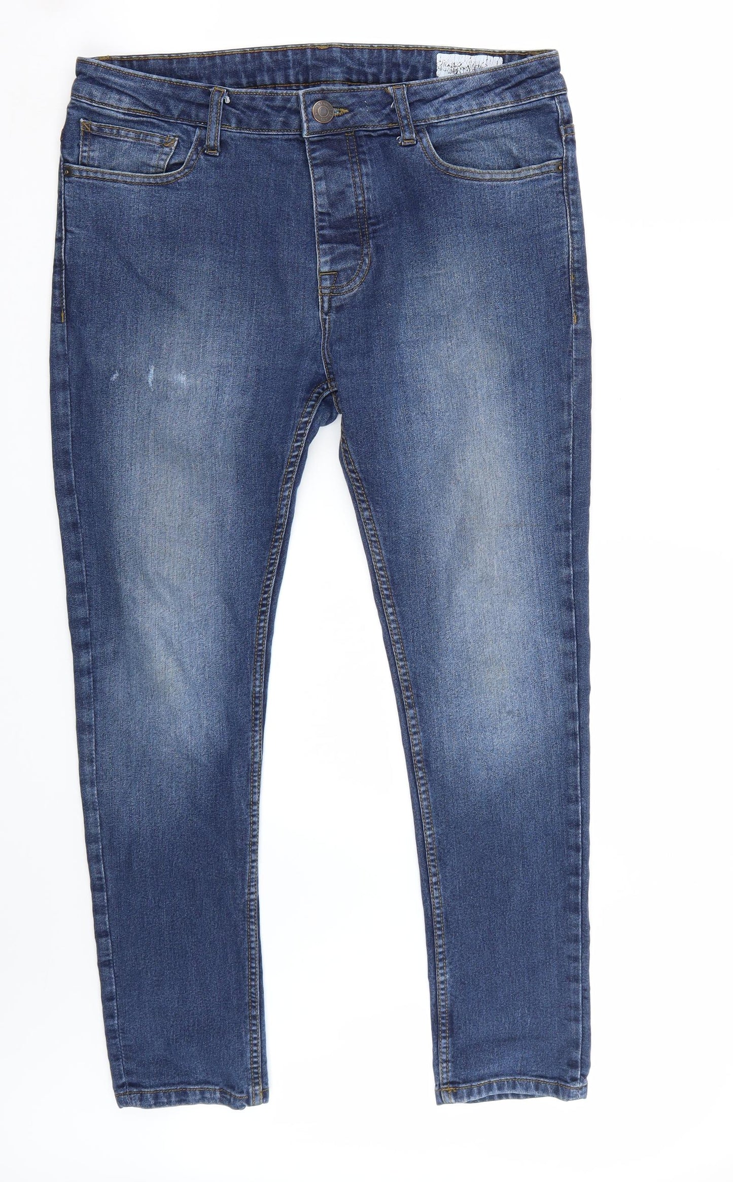 Denim & Co. Mens Blue   Straight Jeans Size 36 L27 in