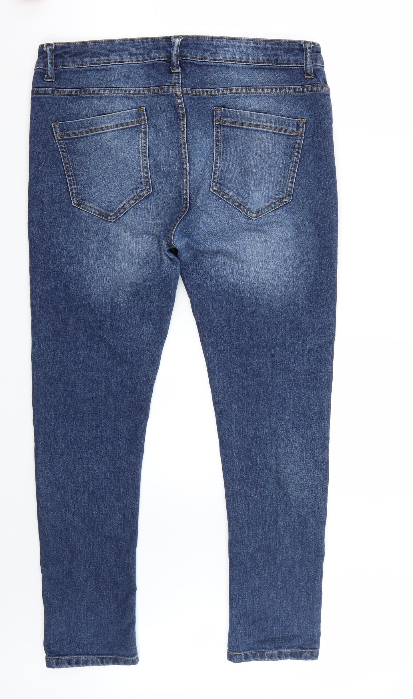 Denim & Co. Mens Blue   Straight Jeans Size 36 L27 in