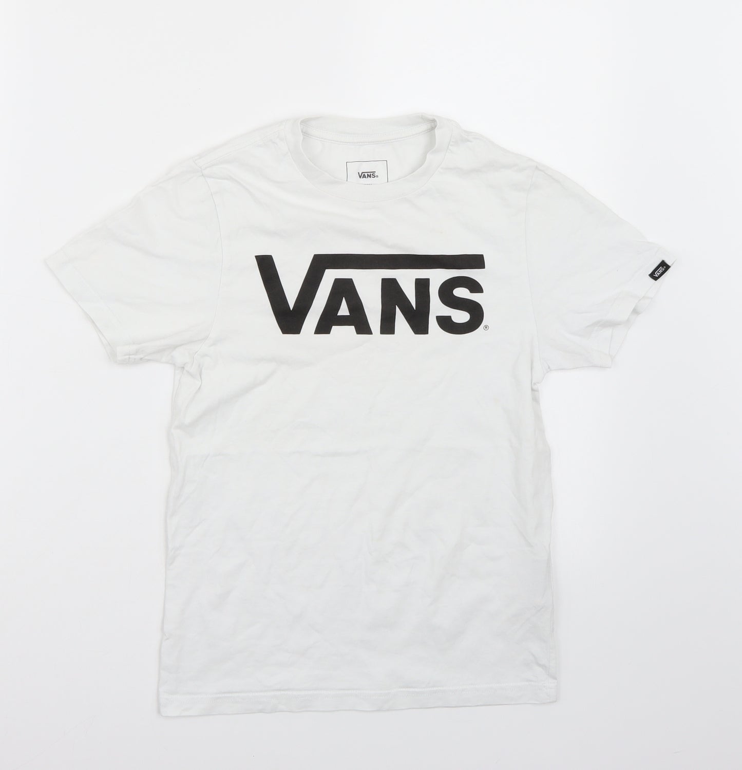VANS Womens White   Basic T-Shirt Size S