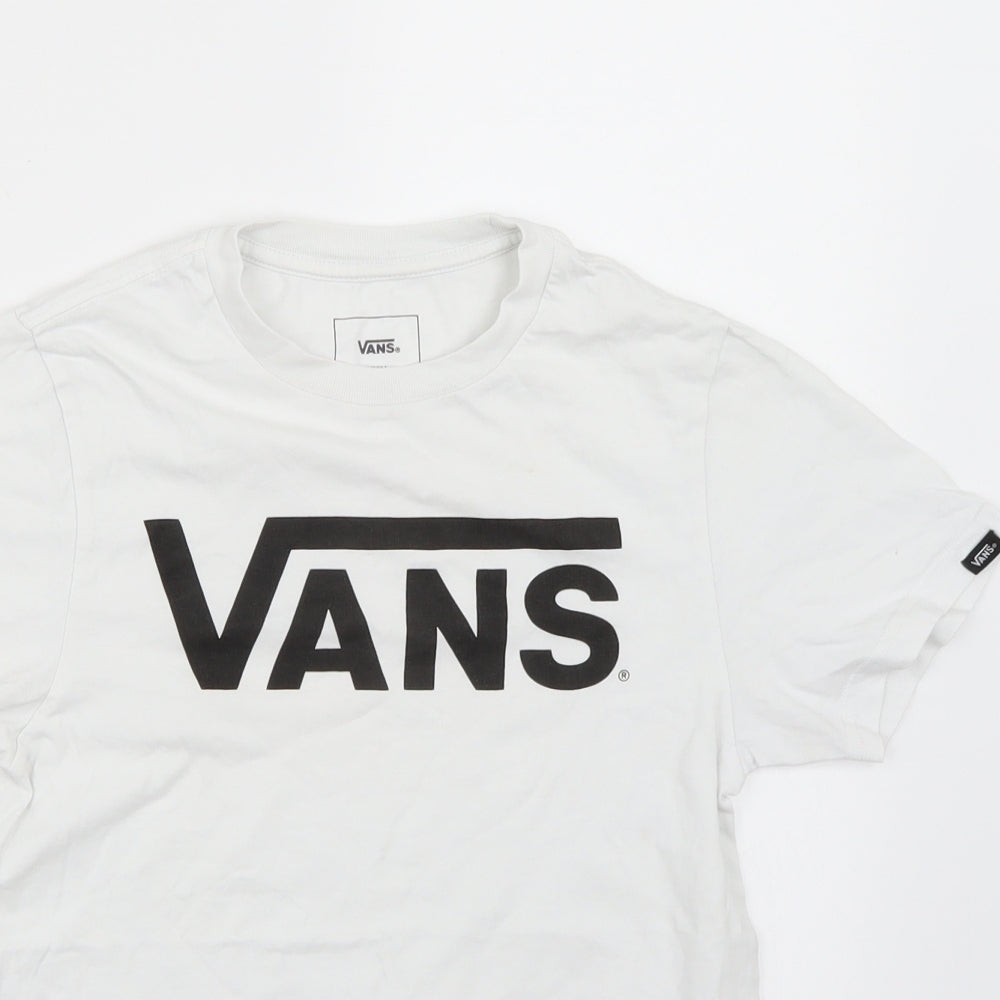 VANS Womens White   Basic T-Shirt Size S