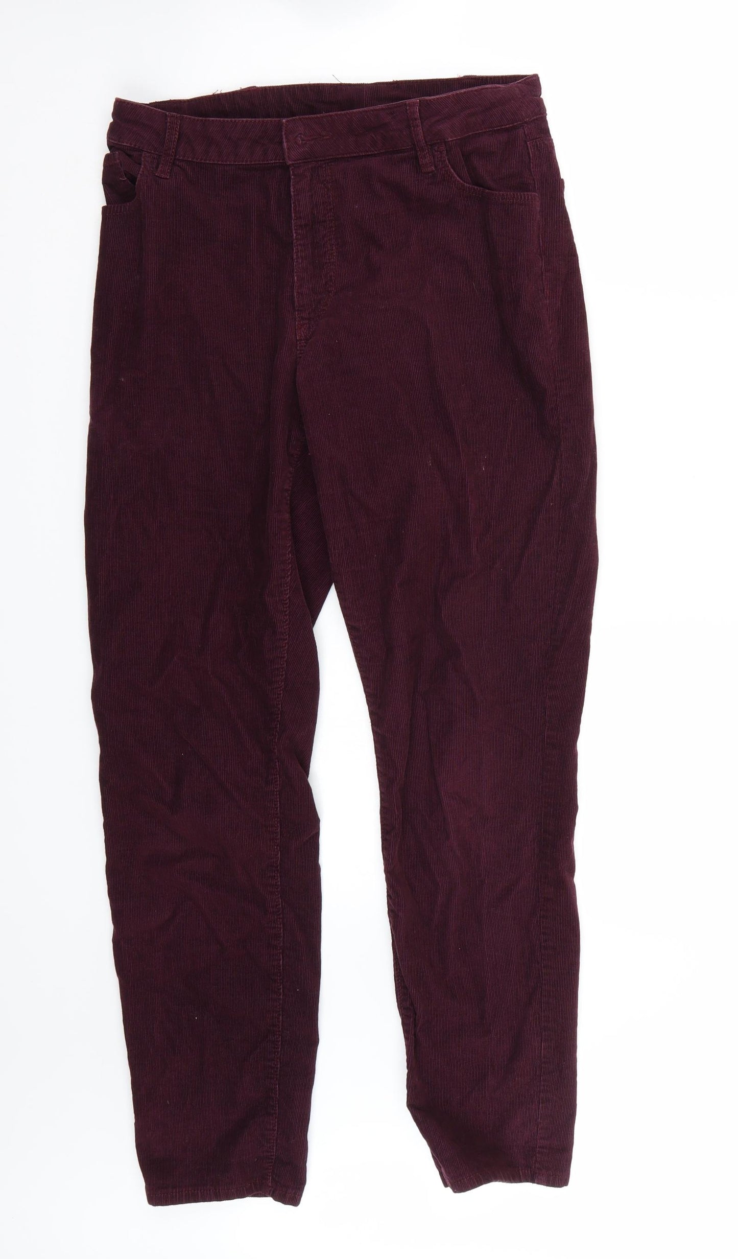 LOFT Womens Purple   Trousers  Size 16 L30 in