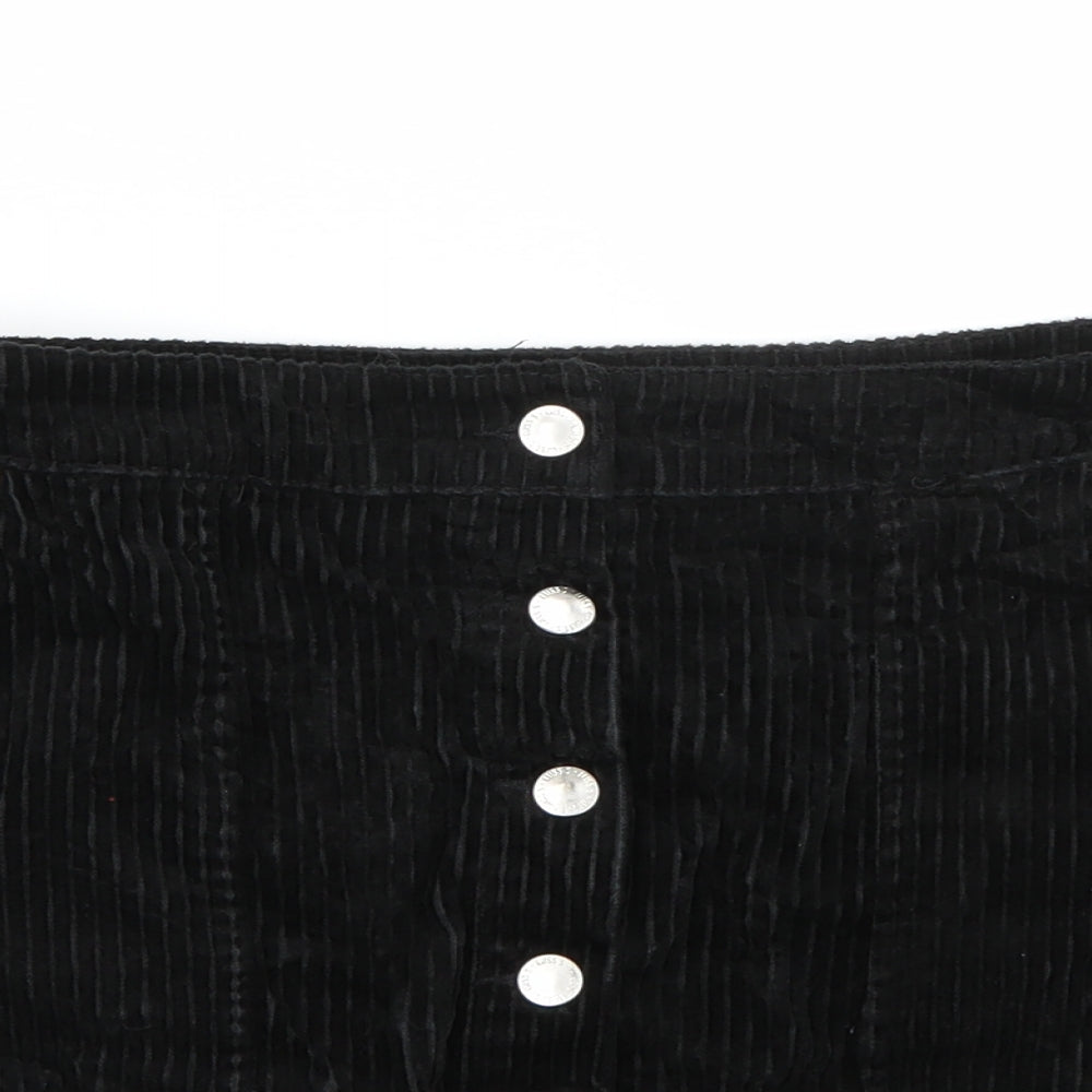 Miss Selfridge Womens Black   A-Line Skirt Size 12