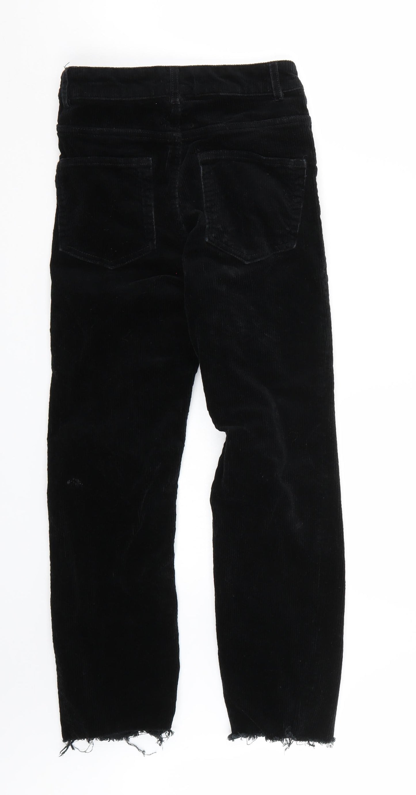 H&M Womens Black   Cropped Jeans Size 6 L25 in