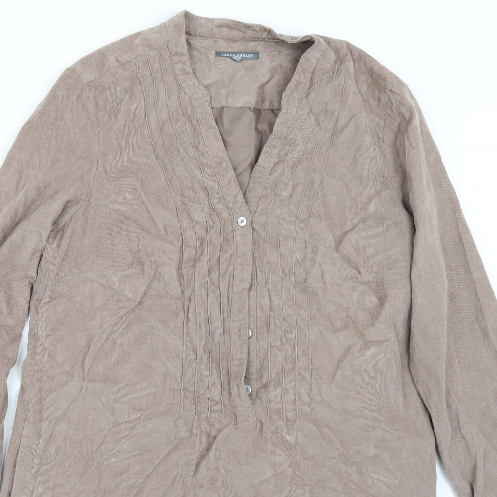 Laura Ashley Womens Brown   A-Line  Size 12