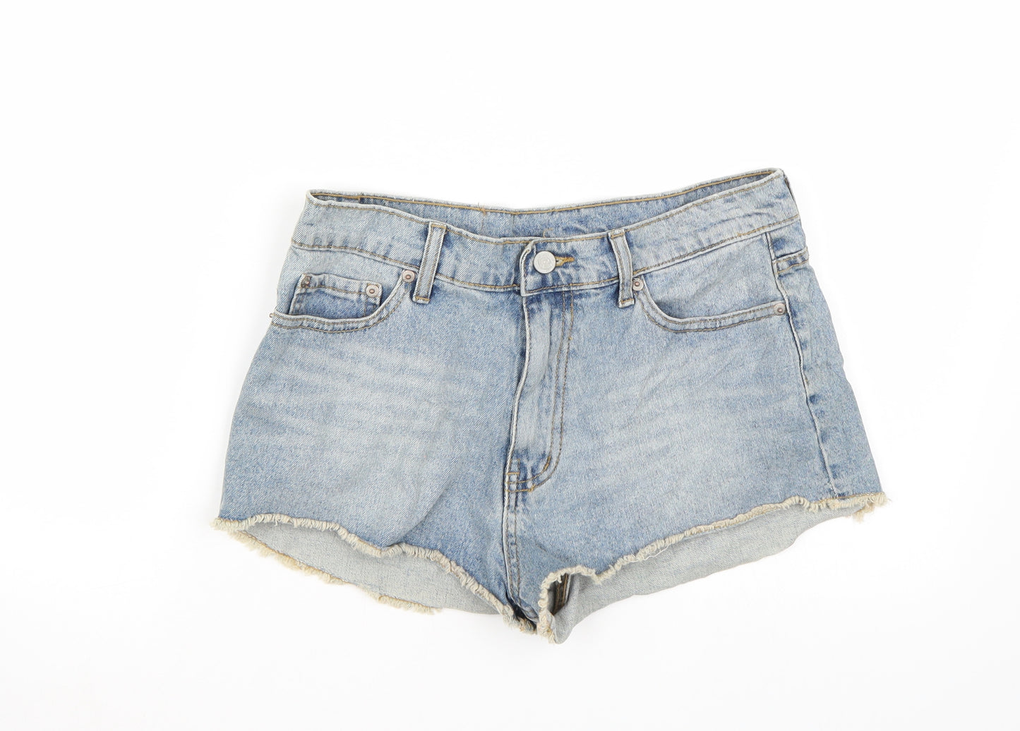 Preworn Womens Blue   Bermuda Shorts Size 29 in