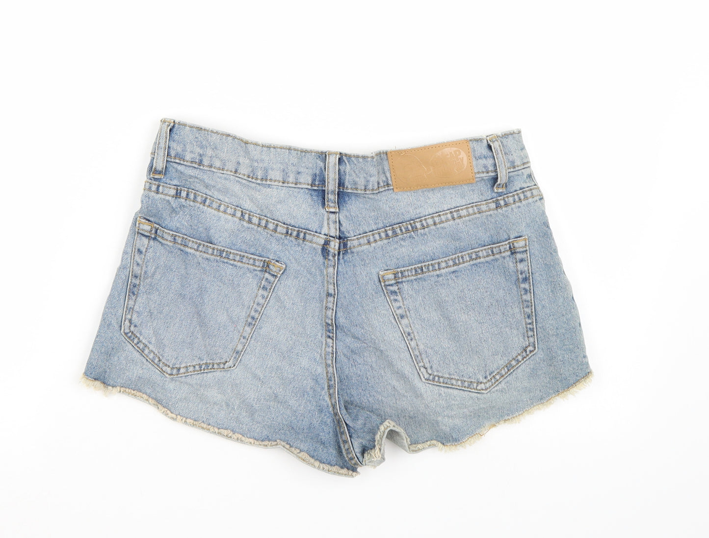 Preworn Womens Blue   Bermuda Shorts Size 29 in