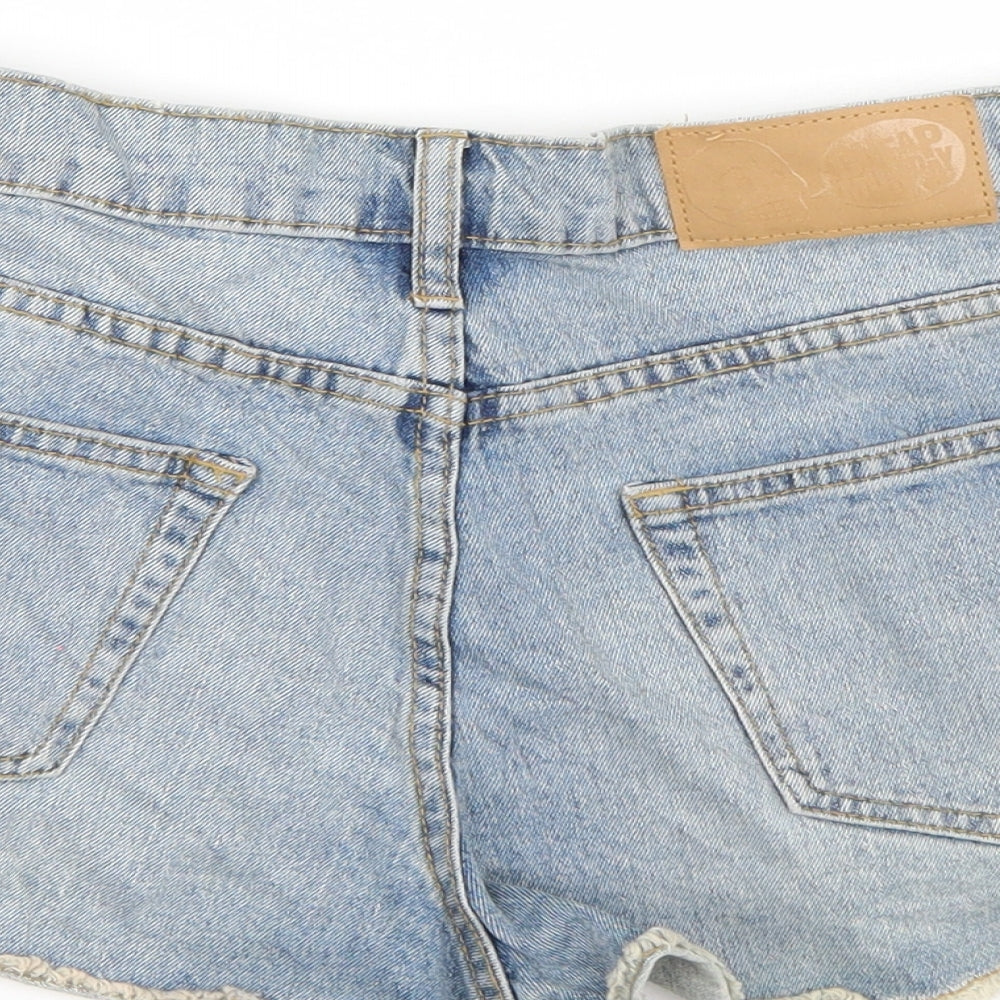 Preworn Womens Blue   Bermuda Shorts Size 29 in