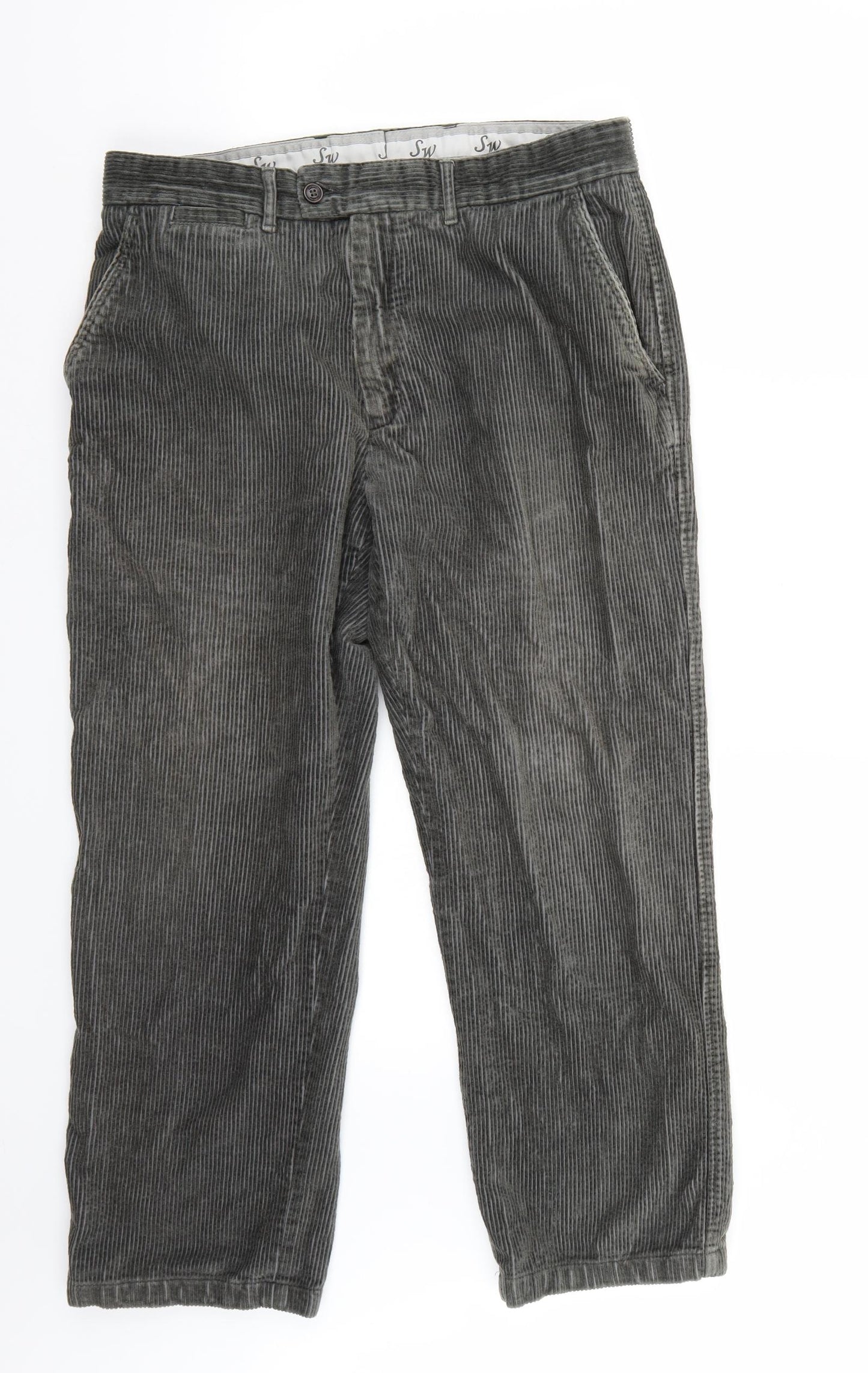 SW Mens Grey   Cropped Jeans Size 34 L27 in