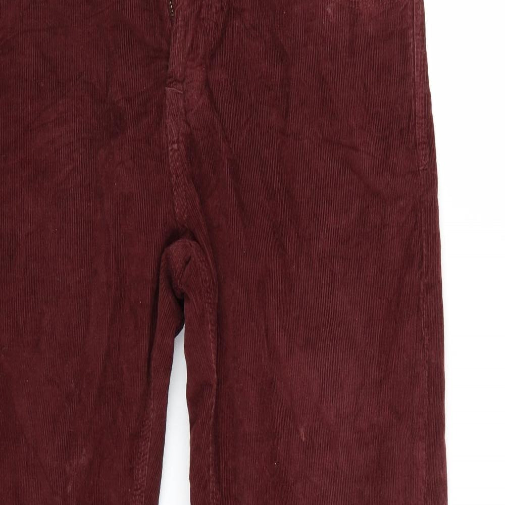 Zara Mens Red   Straight Jeans Size 31 L33 in