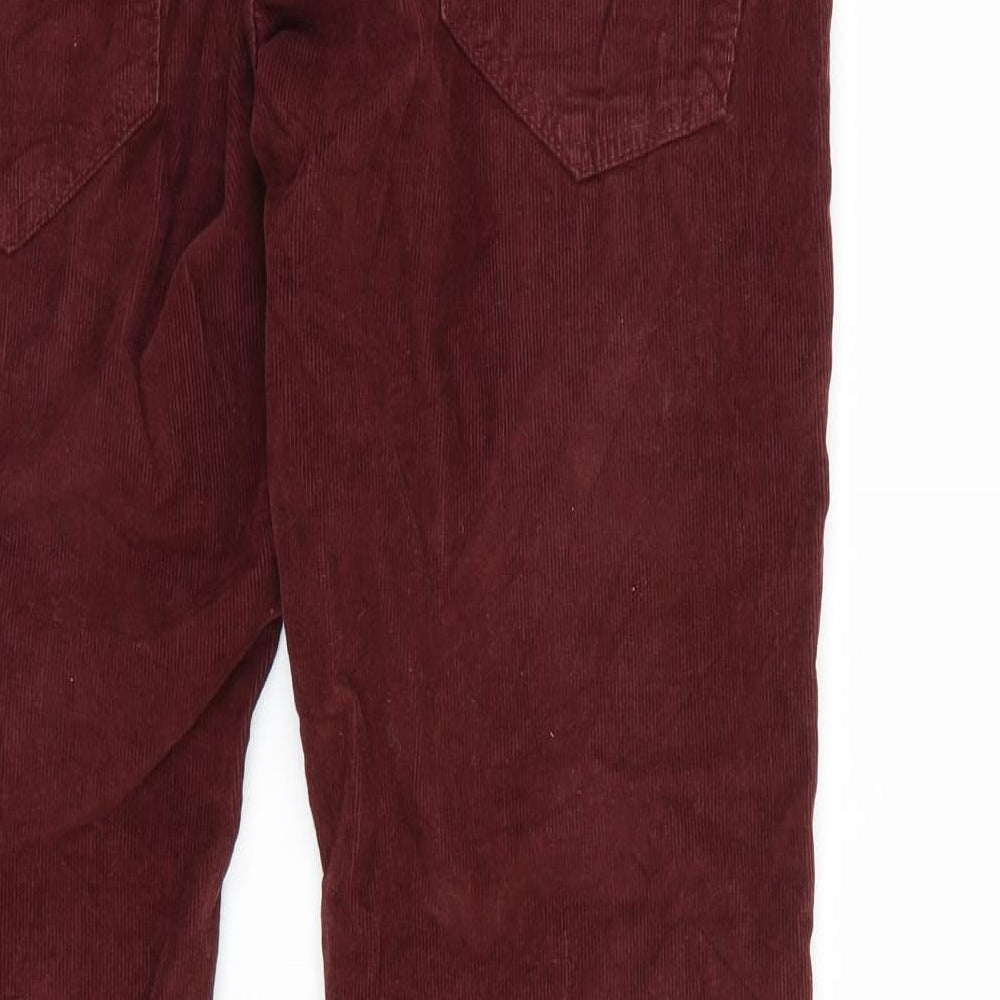 Zara Mens Red   Straight Jeans Size 31 L33 in