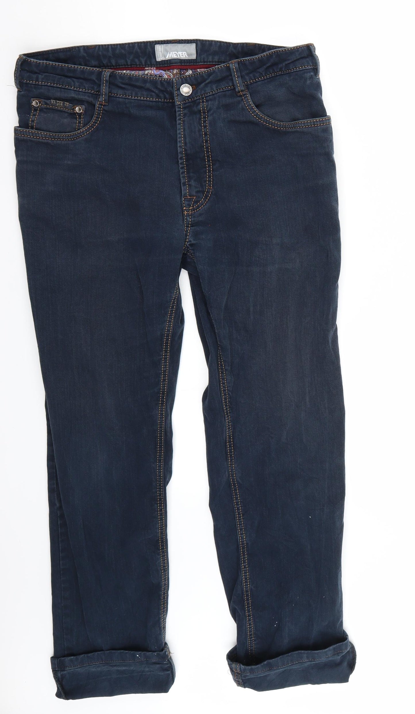Meyers Mens Blue   Straight Jeans Size 36 L32 in