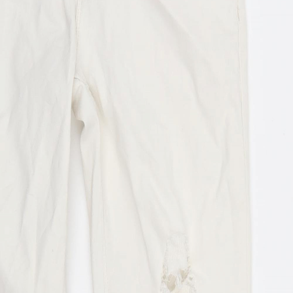 Preworn Womens White   Skinny Jeans Size 29 L31 in