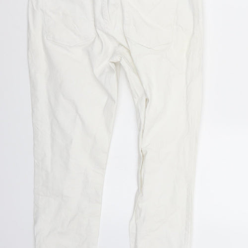 Whistles Womens White   Cropped Jeans Size 10 L26 in