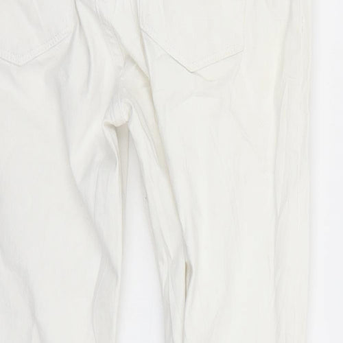 Whistles Womens White   Cropped Jeans Size 10 L26 in
