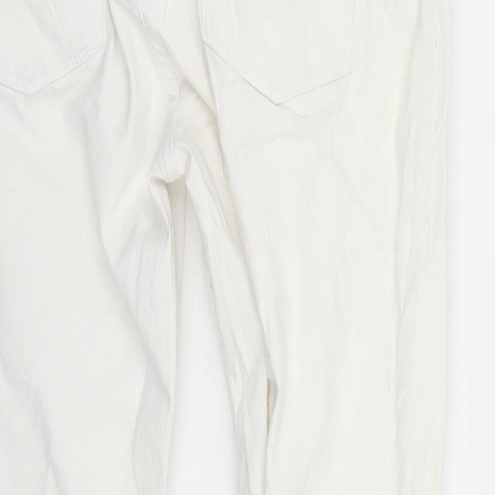 Whistles Womens White   Cropped Jeans Size 10 L26 in
