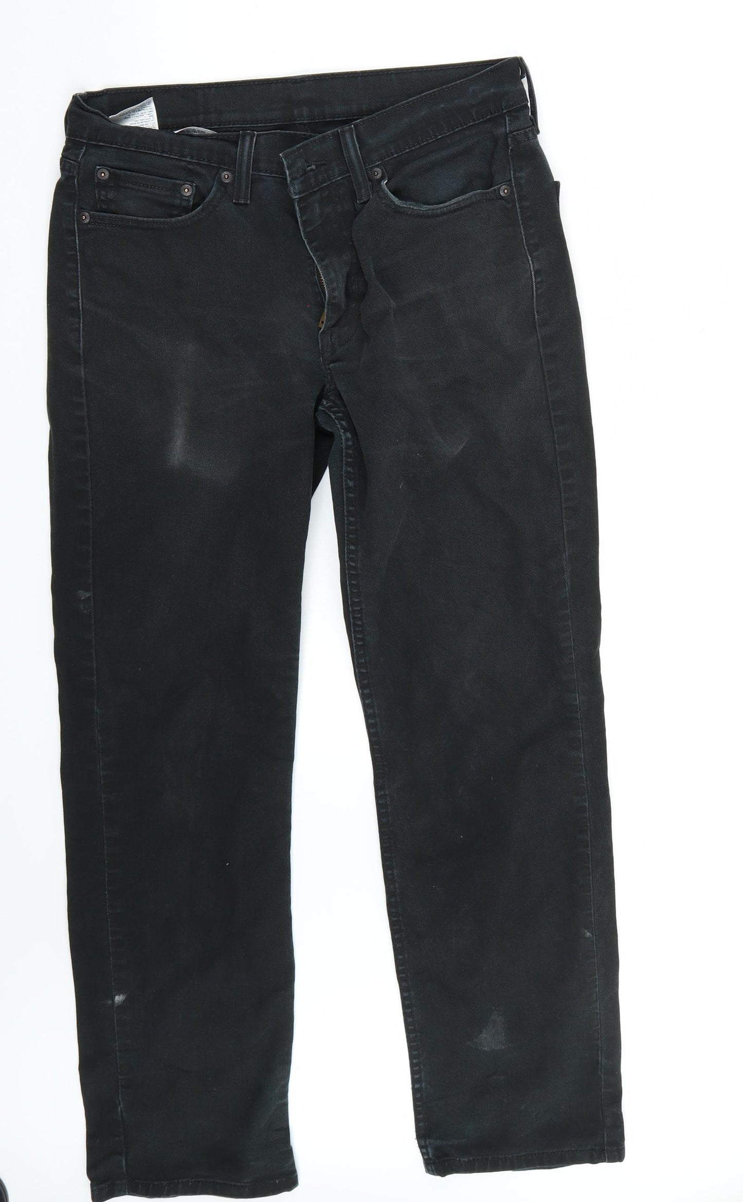 Levis Mens Black   Straight Jeans Size 30 L32 in