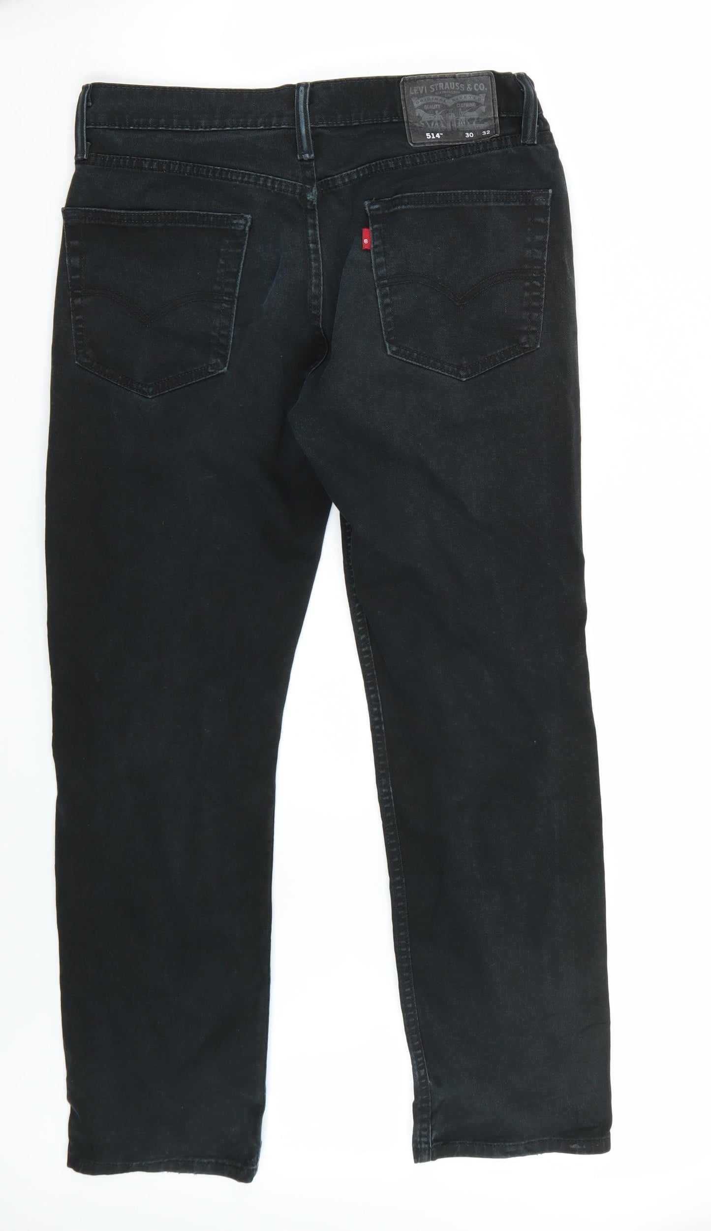 Levis Mens Black   Straight Jeans Size 30 L32 in