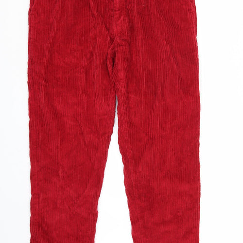 Sheen Womens Red   Straight Jeans Size S L30 in
