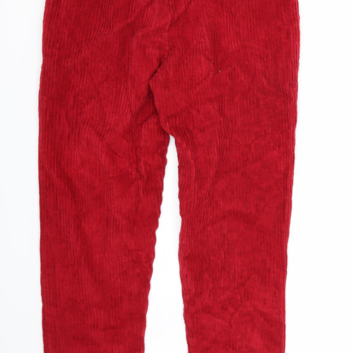 Sheen Womens Red   Straight Jeans Size S L30 in