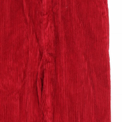 Sheen Womens Red   Straight Jeans Size S L30 in