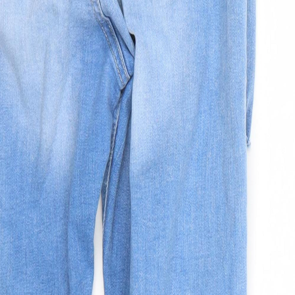 Denim & Co. Womens Blue   Skinny Jeans Size 12 L29 in