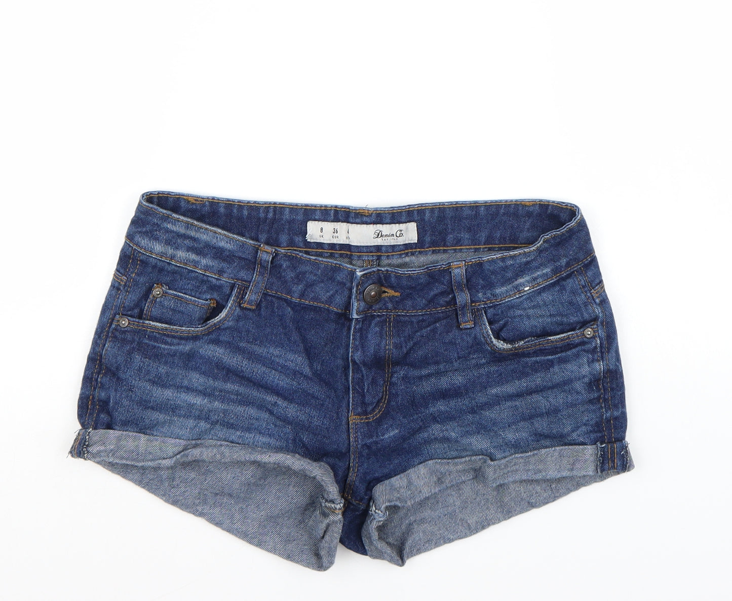 Denim & Co. Womens Blue   Bermuda Shorts Size 8
