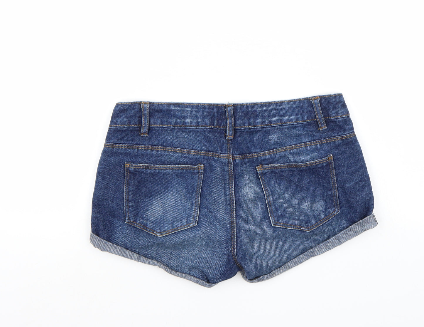 Denim & Co. Womens Blue   Bermuda Shorts Size 8