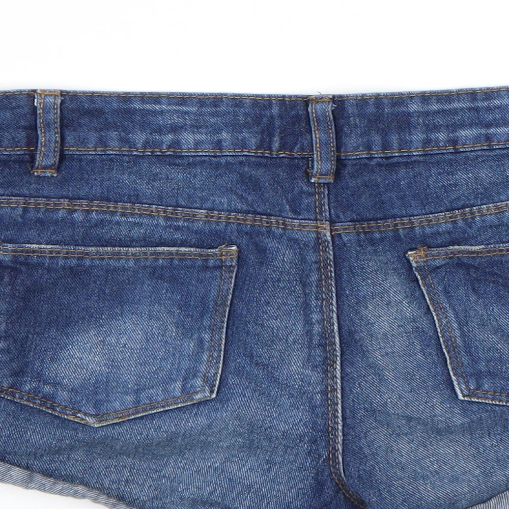 Denim & Co. Womens Blue   Bermuda Shorts Size 8