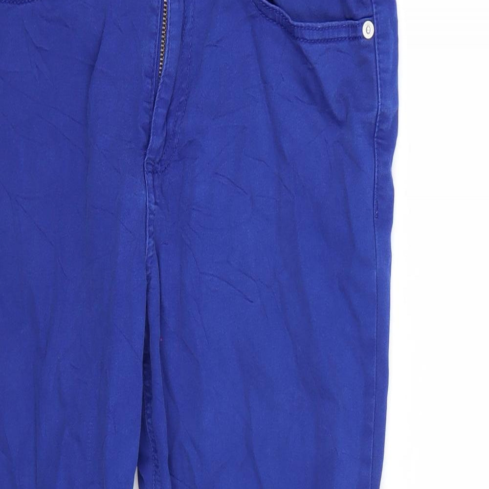 Marks and Spencer Womens Blue   Straight Jeans Size 8 L24 in