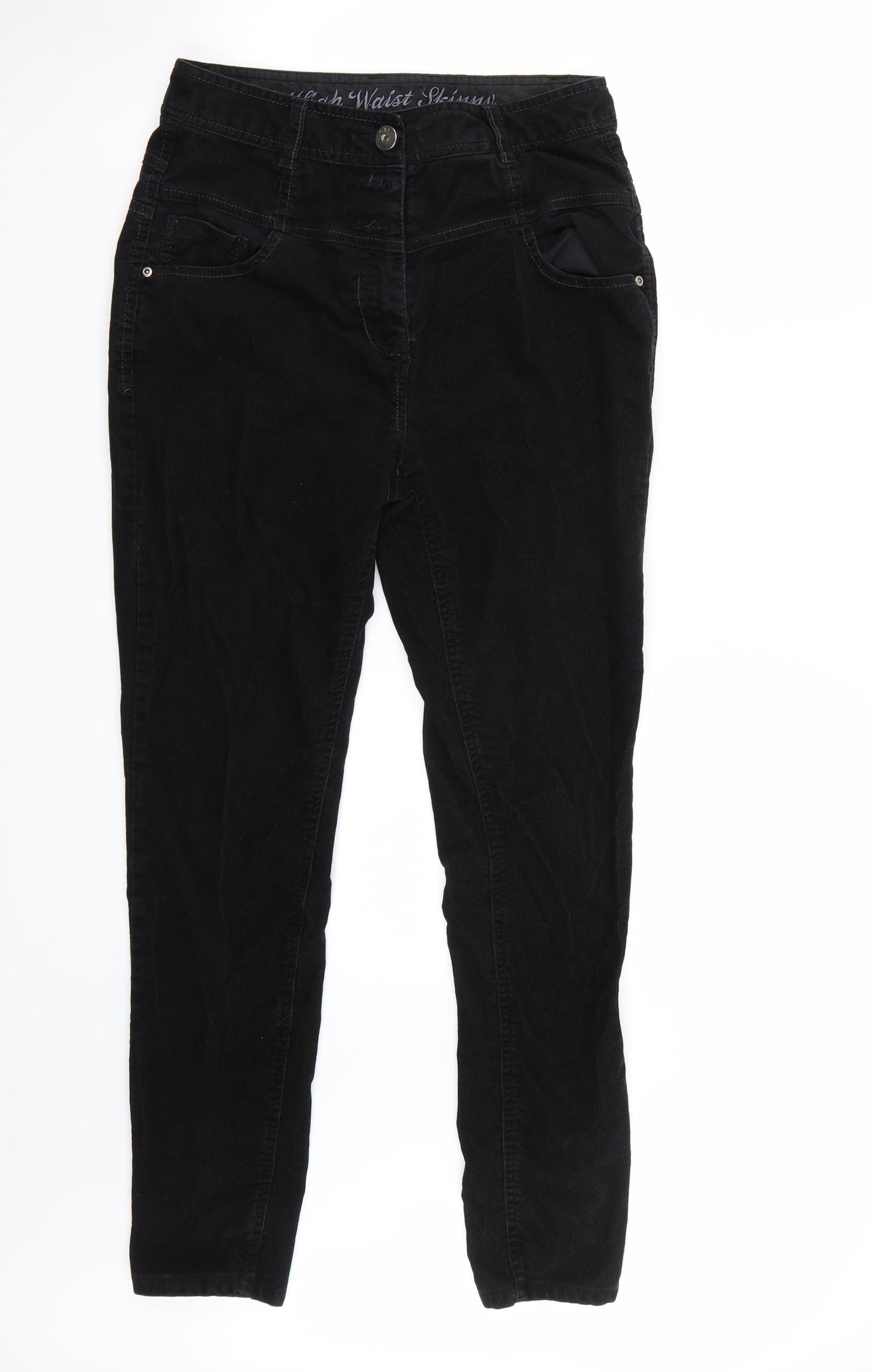 NEXT Womens Black   Straight Jeans Size 10 L30 in