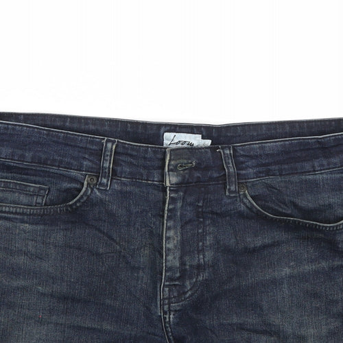Loop Womens Blue   Cut-Off Shorts Size 31 in