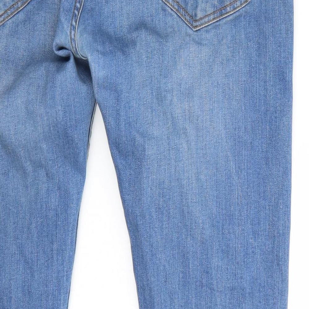 Topman Mens Blue   Straight Jeans Size 34 L30 in
