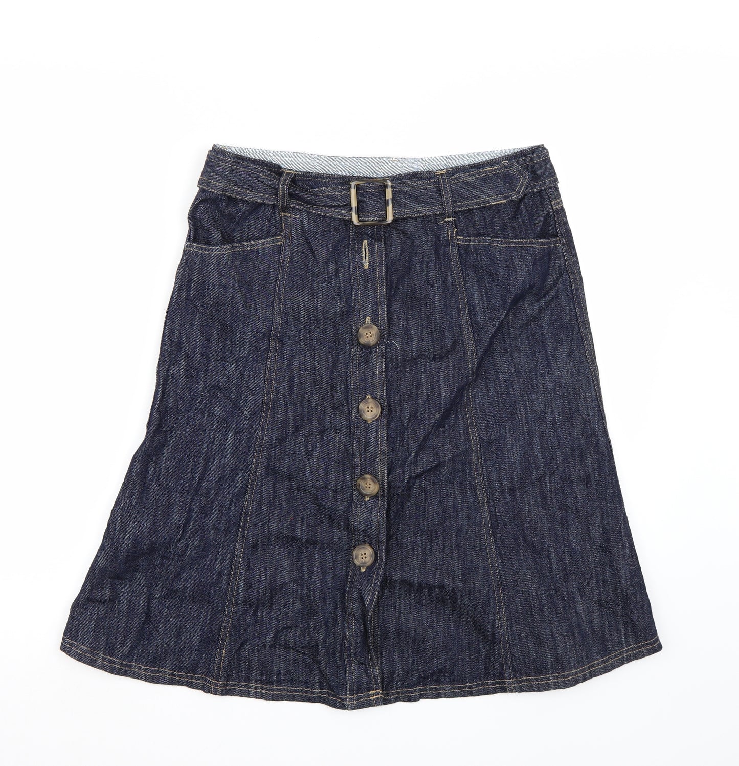 Papaya Womens Blue   A-Line Skirt Size 14