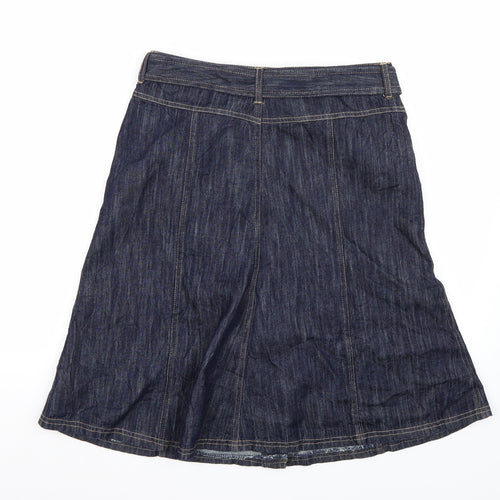 Papaya Womens Blue   A-Line Skirt Size 14