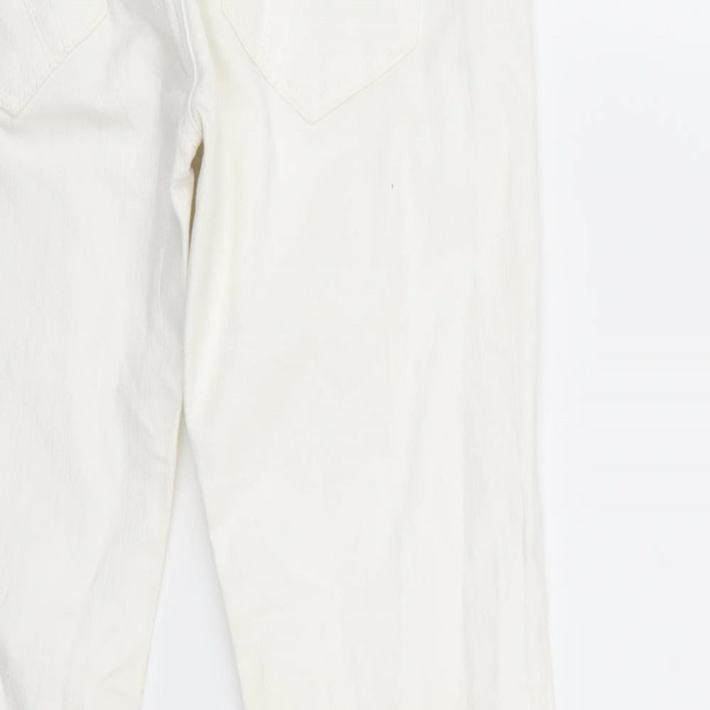 Eva Womens White   Flared Jeans Size 10 L31 in