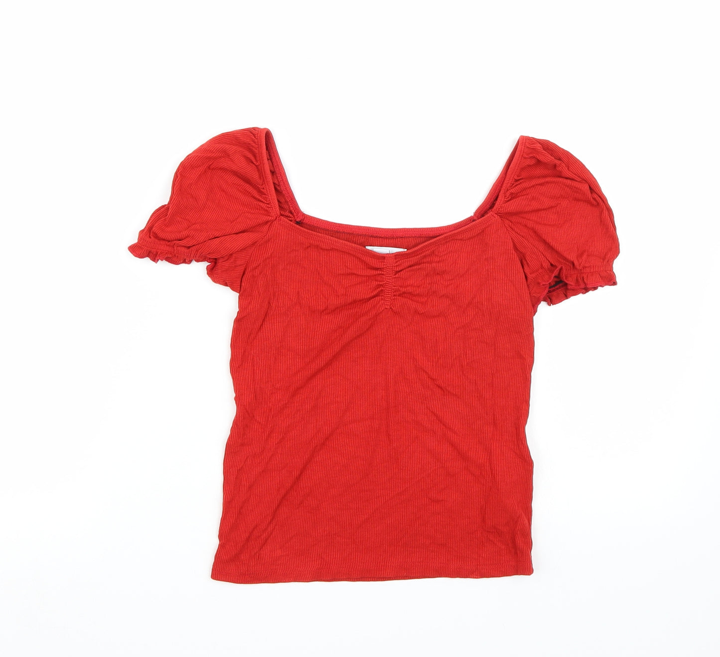 Top[shop Womens Red   Basic T-Shirt Size 10