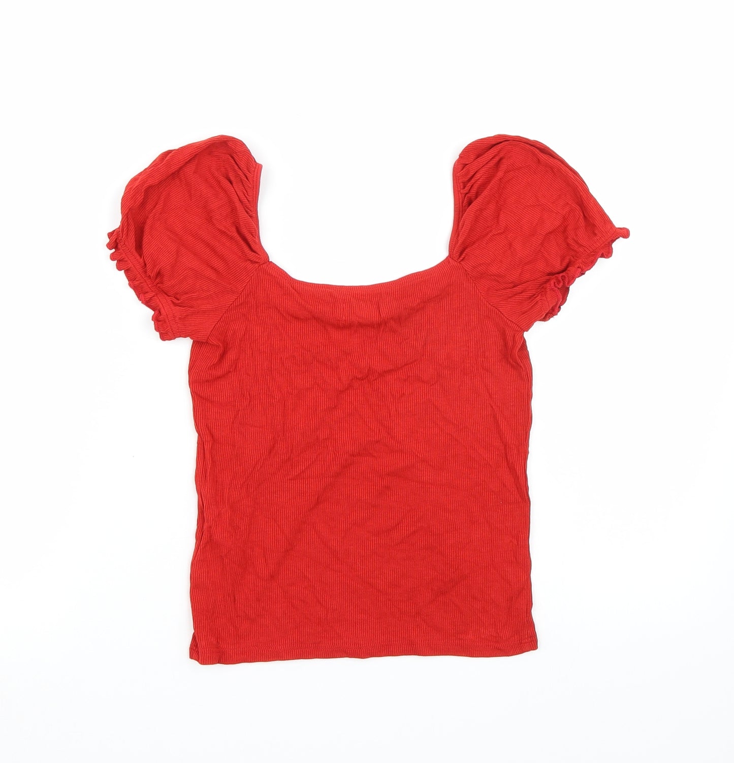 Top[shop Womens Red   Basic T-Shirt Size 10