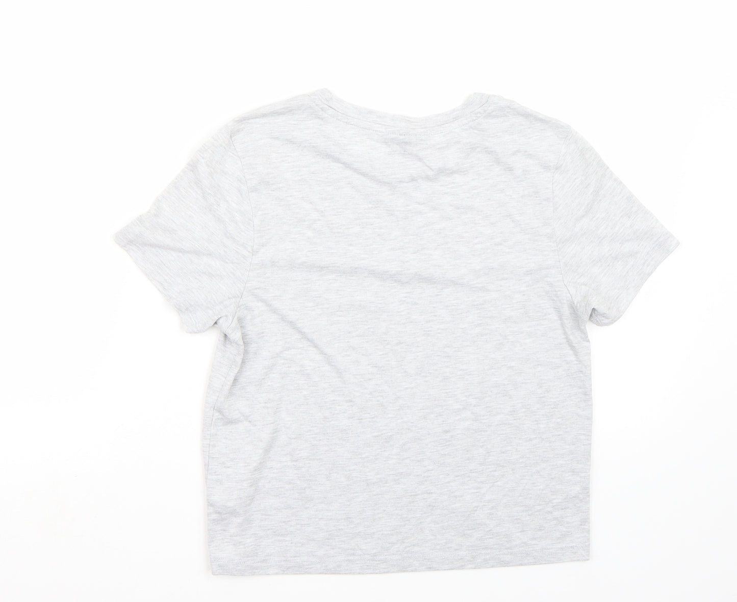Topshop Womens Grey   Basic T-Shirt Size 10