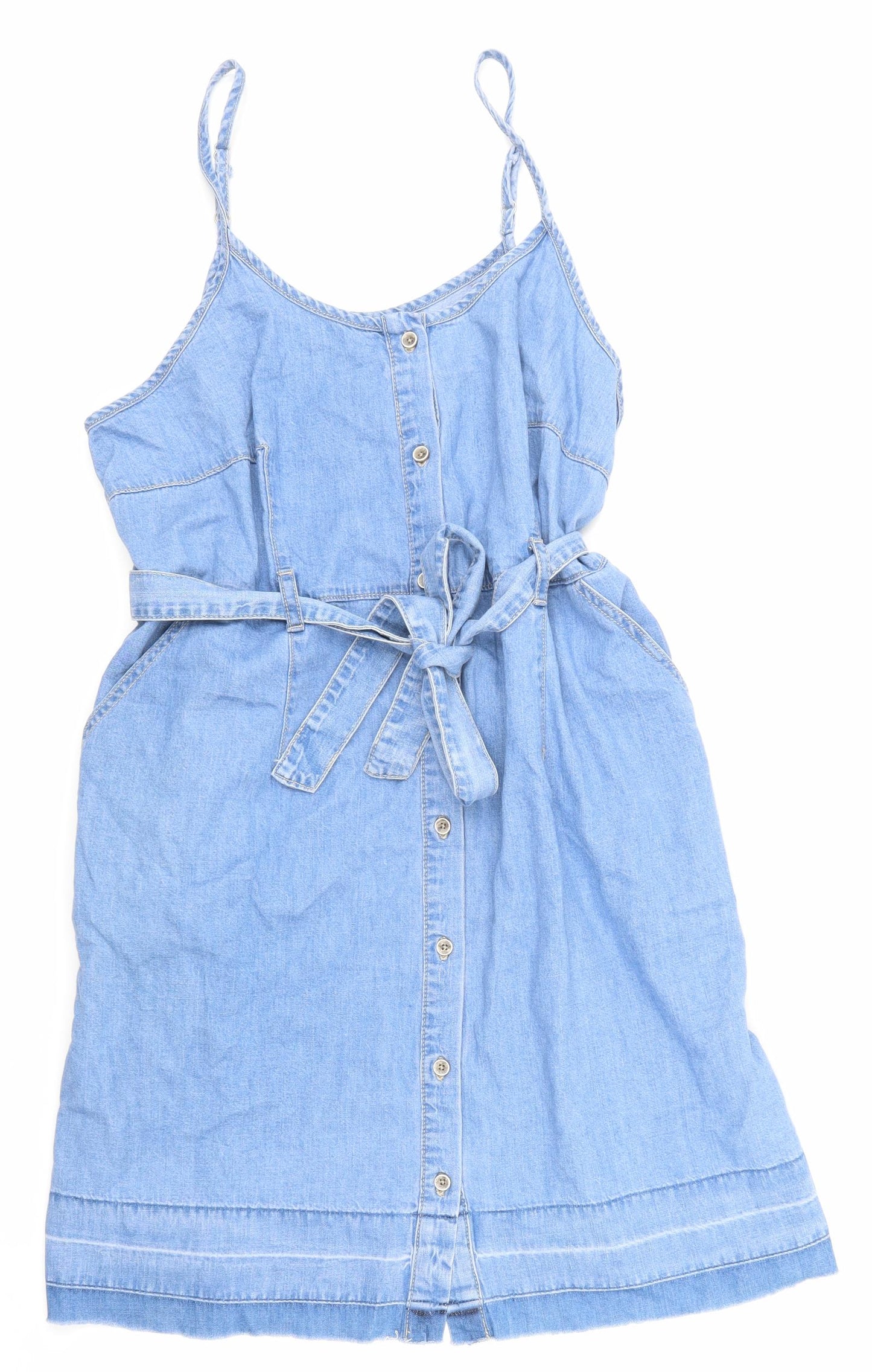 TU Womens Blue  Denim Skater Dress  Size 20