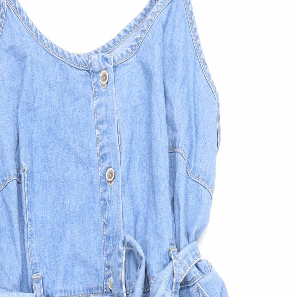 TU Womens Blue  Denim Skater Dress  Size 20