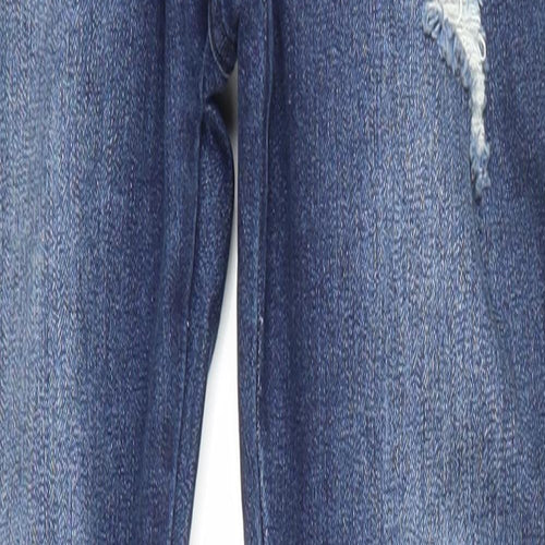 ILLUSIVE LONDON Womens Blue  Denim Mom Jeans Size XS