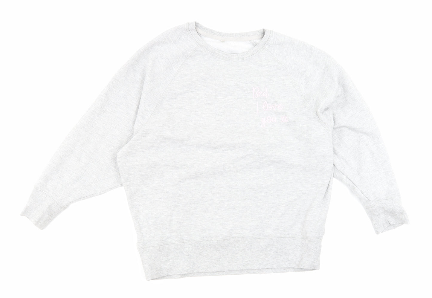 George Womens Grey Solid  Top Pyjama Top Size 12