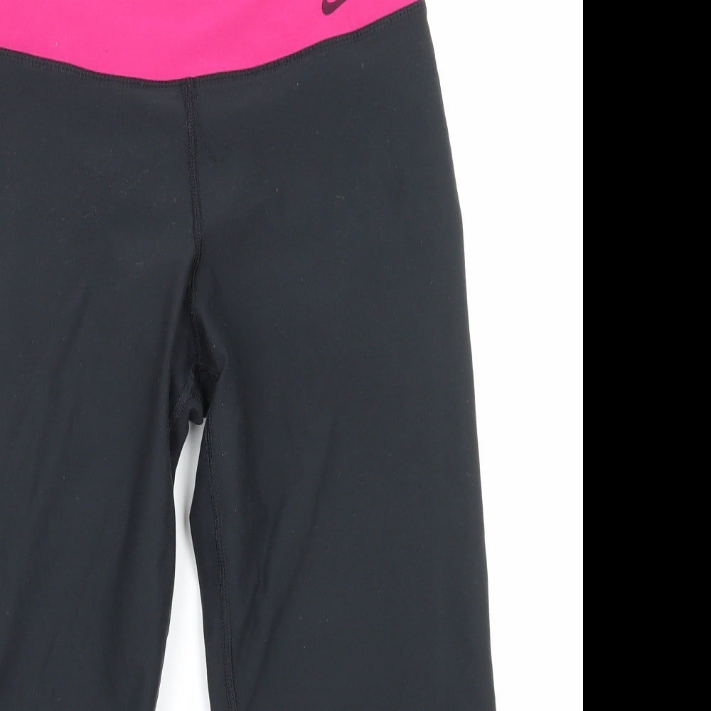 Nike Womens Black   Cropped Leggings Size S