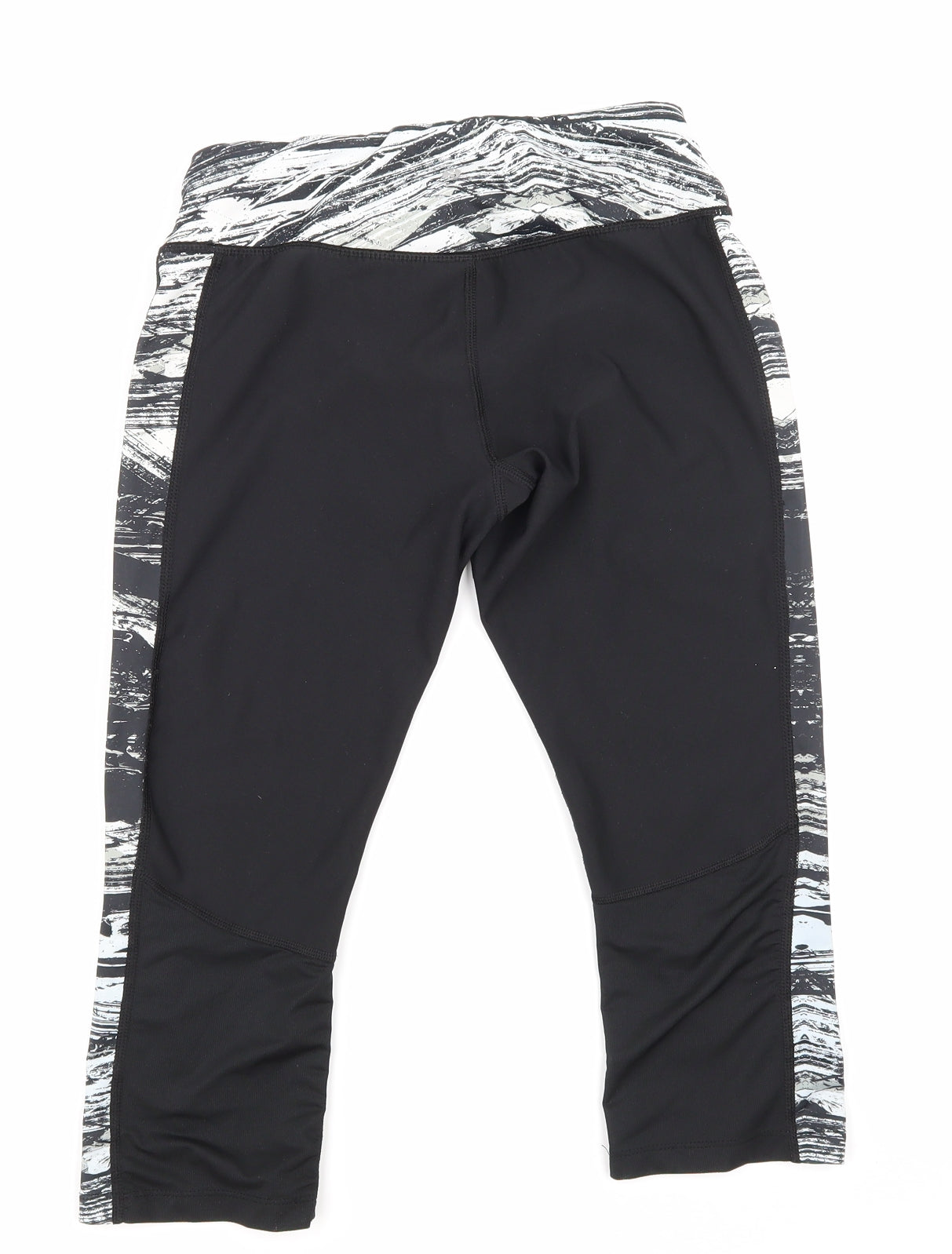 Layer 8 Womens Black Animal Print  Cropped Leggings Size S