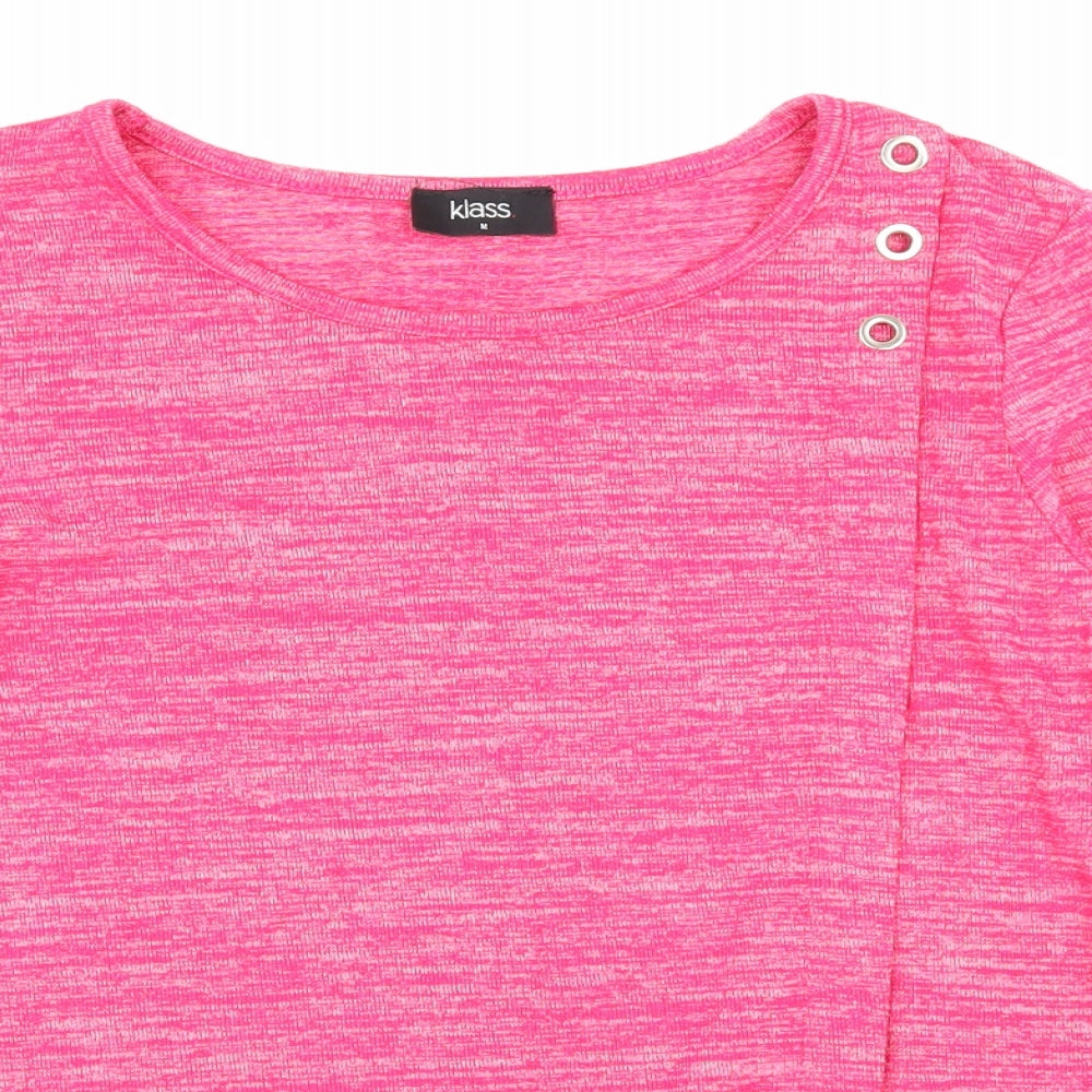 Klass Womens Pink   Basic T-Shirt Size M